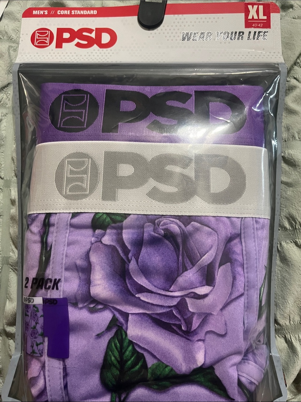 PSD Purple Floral Boxer Briefs 2-Pack